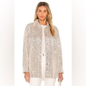 Revolve STEVE MADDEN Glitter Sweet Jacket in Silver